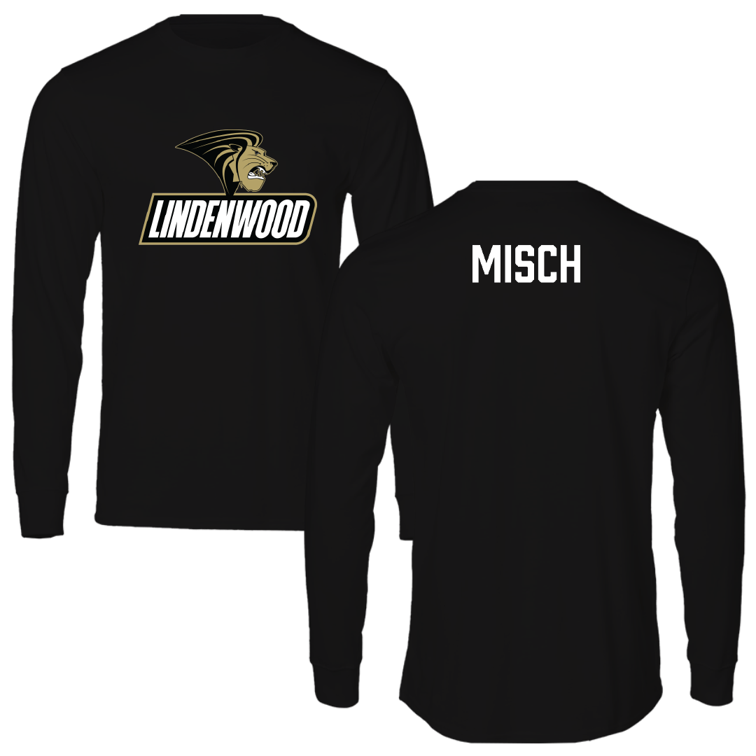 Lindenwood University Rugby (W) Black Performance Long Sleeve - Ashley Misch