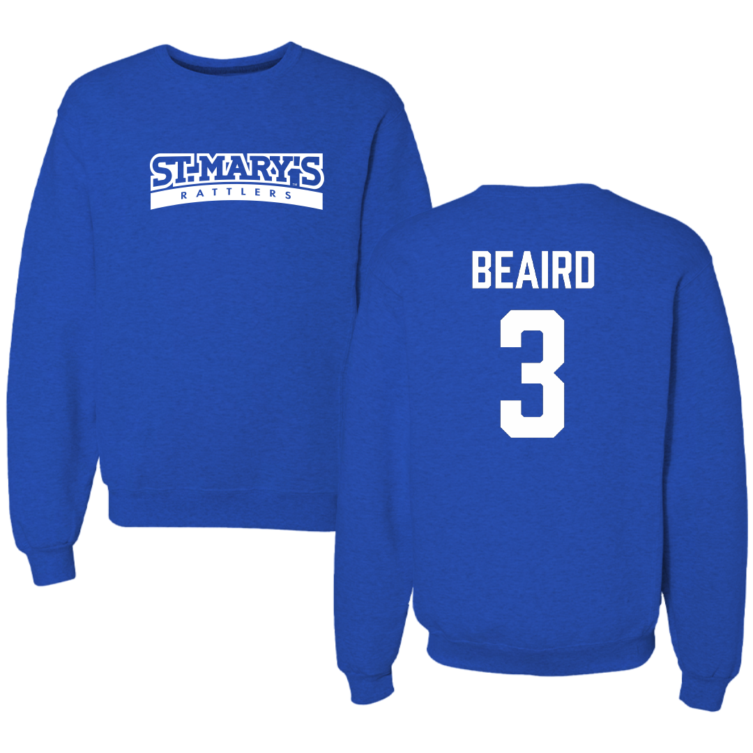 St. Mary's University (Texas) Baseball Blue Crewneck - #3 Ashton Beaird