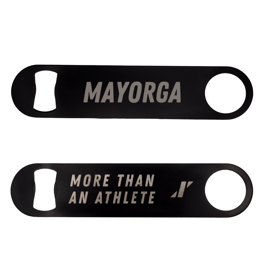 Dallas Baptist University Tennis Black Bottle Opener - Edgar Mayorga