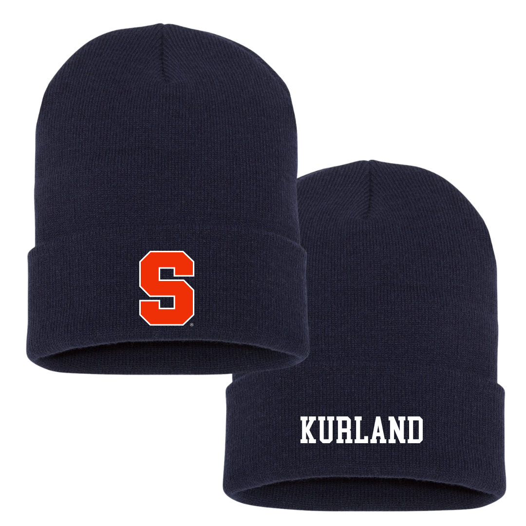 Syracuse University Cheer Navy Beanie - Sam Kurland