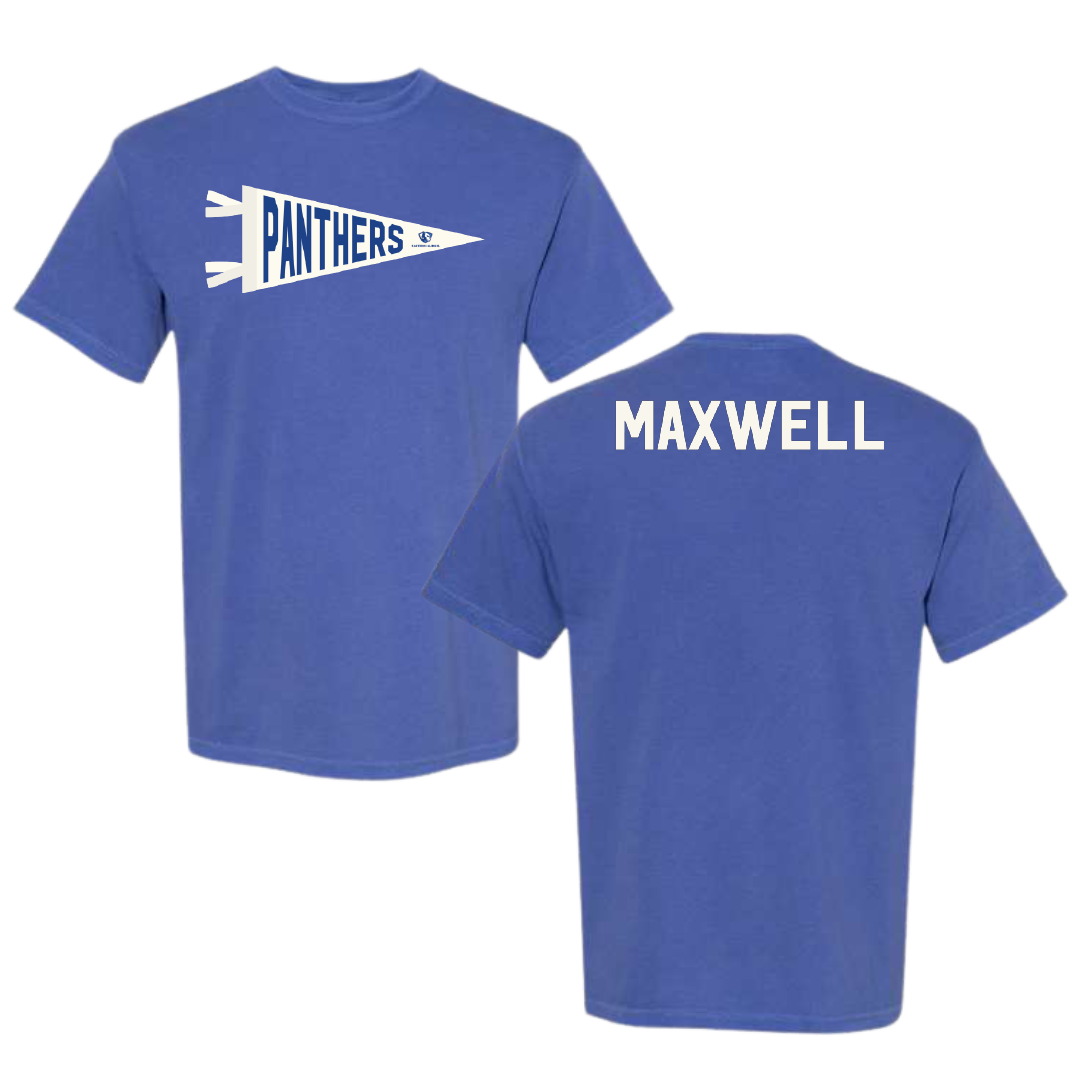 Eastern Illinois University TF and XC Black Pennant Comfort Colors Tee - Jacob Maxwell