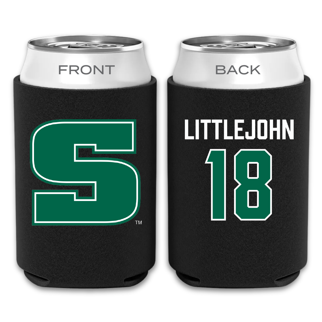 Slippery Rock University Football Black Can Cooler - #18 Braylon Littlejohn