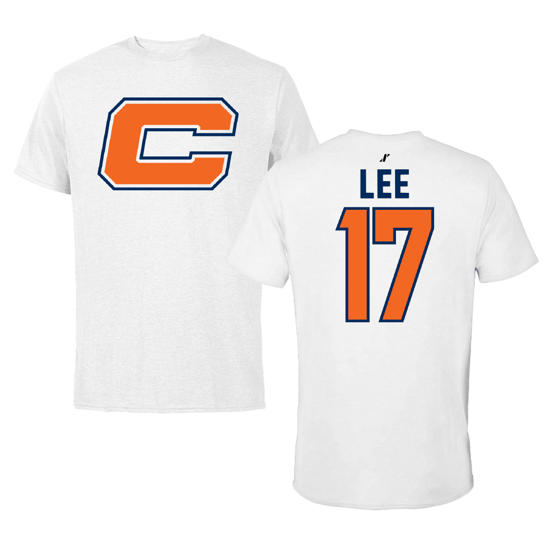 Carroll University Baseball White Tee - #17 Gabe Lee