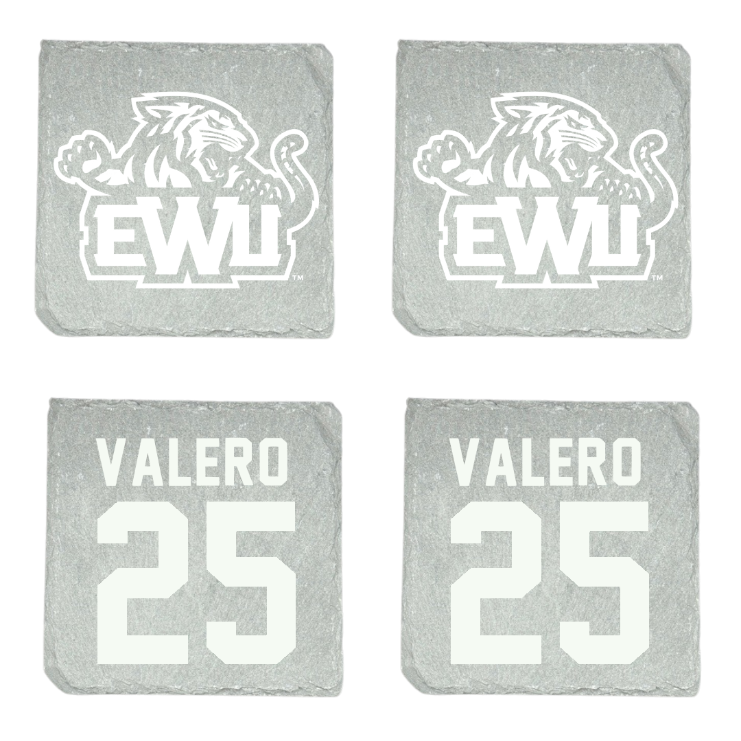 Edward Waters University Baseball Stone Coaster (4 Pack)  - #25 Luis Valero
