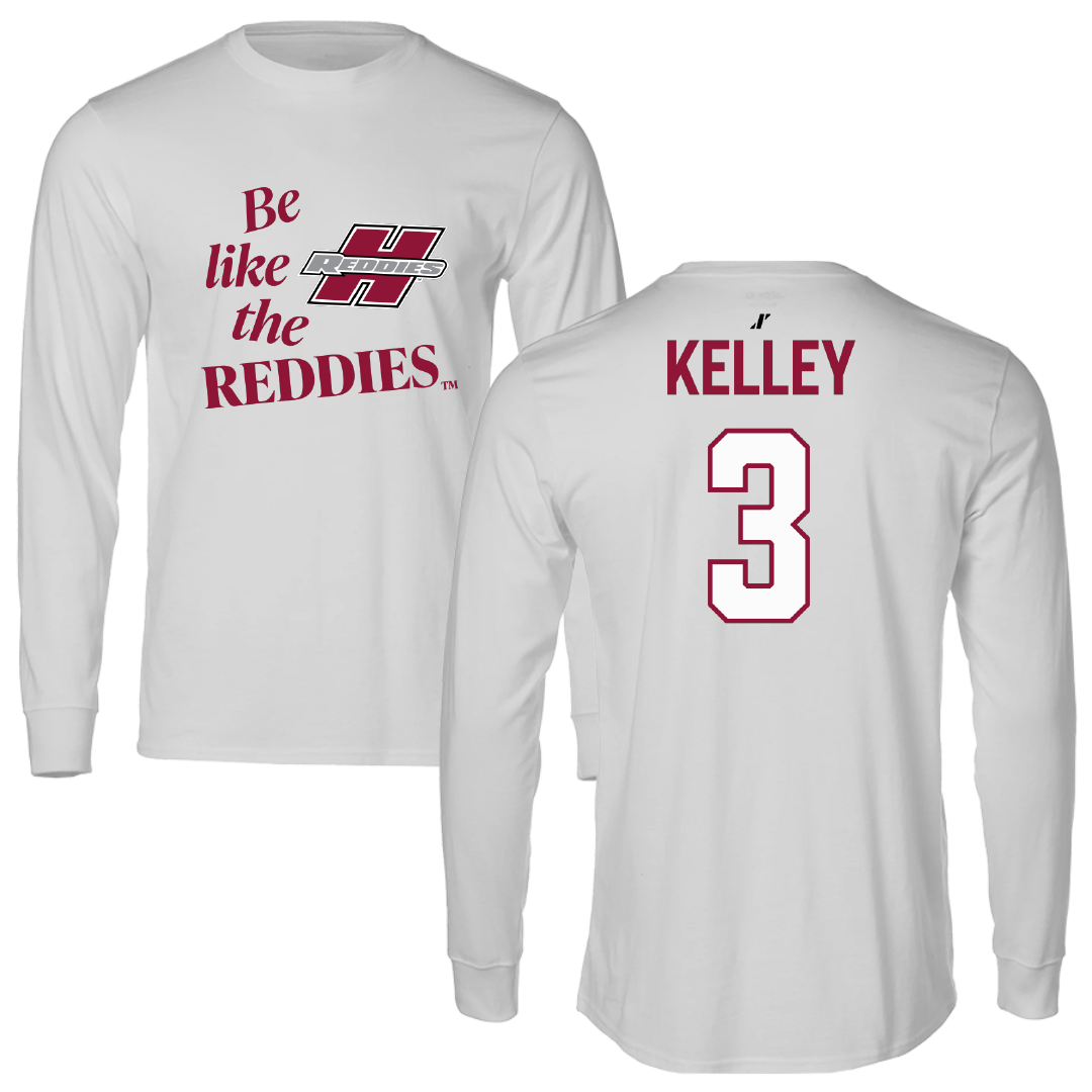 Henderson State University Softball Light Gray Be Like Us Long Sleeve - #3 Lacey Kelley