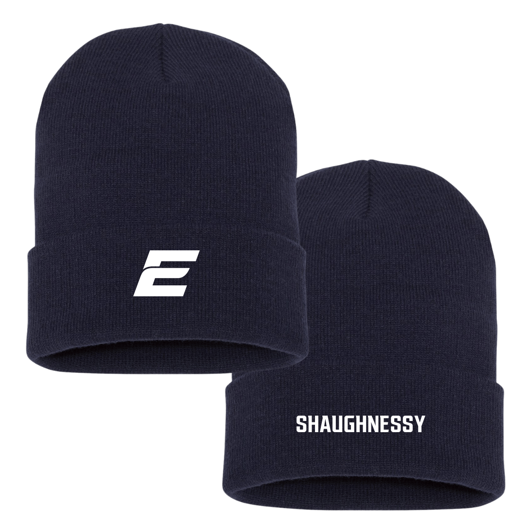 Eastern Connecticut State University Baseball Navy Beanie - #14 Jake Shaughnessy