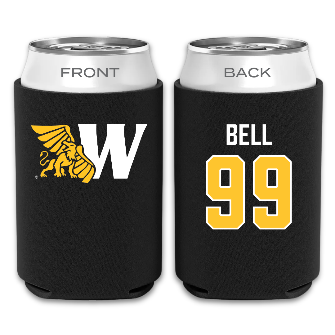 Missouri Western State University Football Black Can Cooler - #99 Gavin Bell