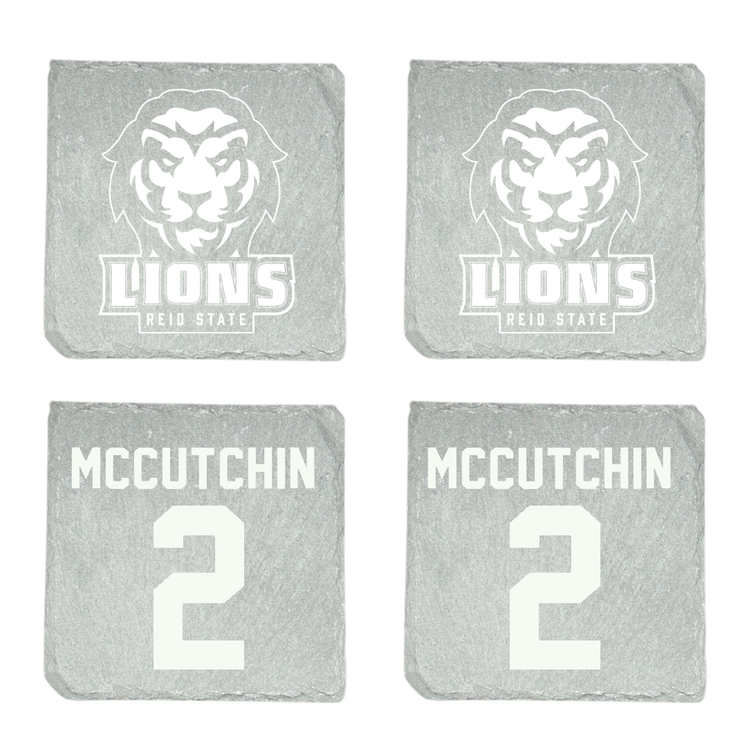 Reid State Community College Baseball Stone Coaster (4 Pack)  - #2 Carson McCutchin