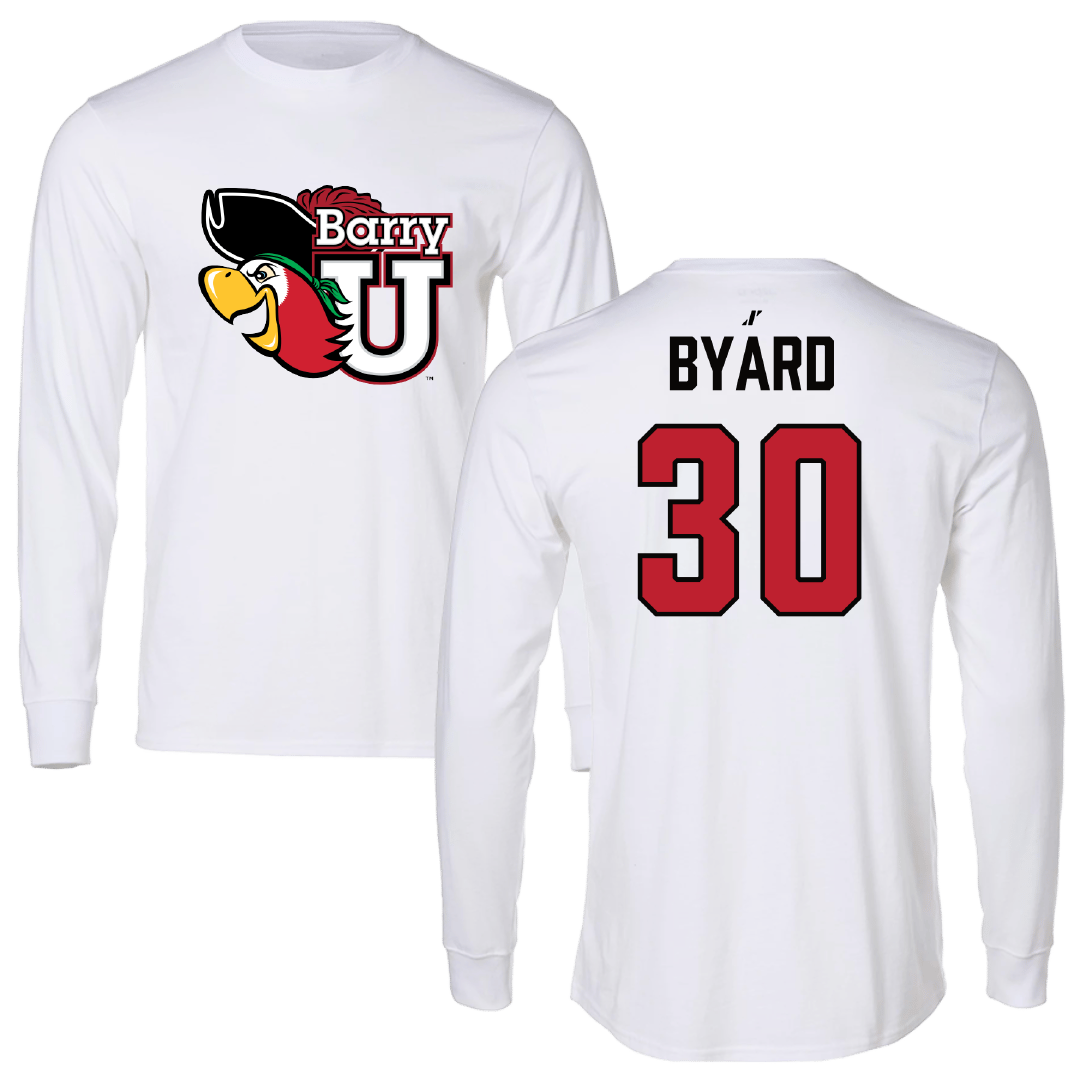 Barry University Soccer (M) White Long Sleeve - #30 Jayden Byard