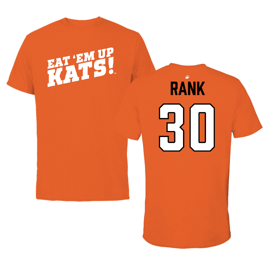 Sam Houston State University Soccer (W) Orange Performance Tee - #30 Samantha Rank