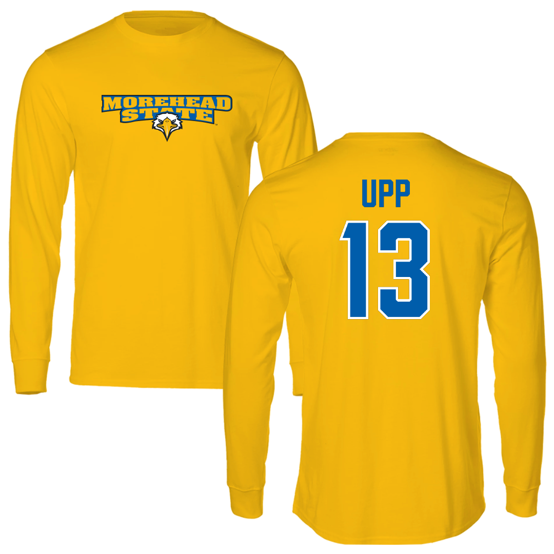 Morehead State University Football Gold Long Sleeve - #13 Ryan Upp
