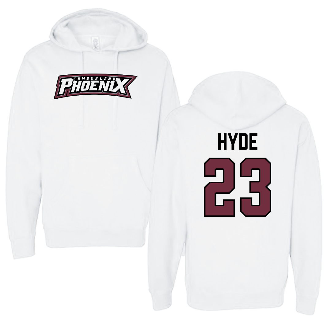 Cumberland University Flag Football (W) White Hoodie - #23 Marley Hyde