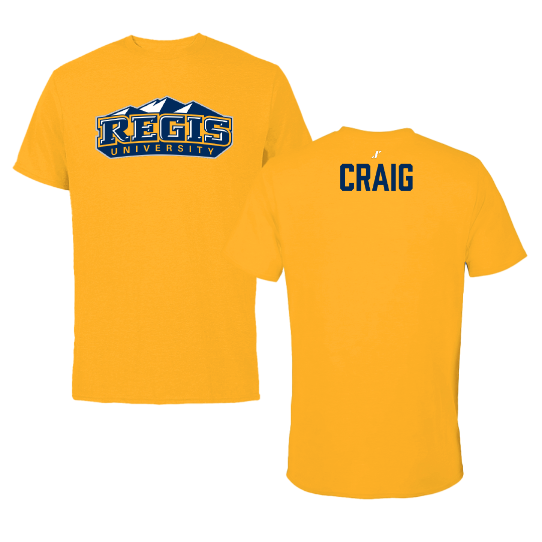 Regis University (Colorado) TF and XC Gold Performance Tee - Lyon Craig