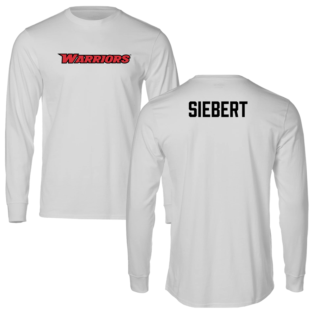 Stanislaus State TF and XC Light Gray Warriors Long Sleeve - Blayne Siebert