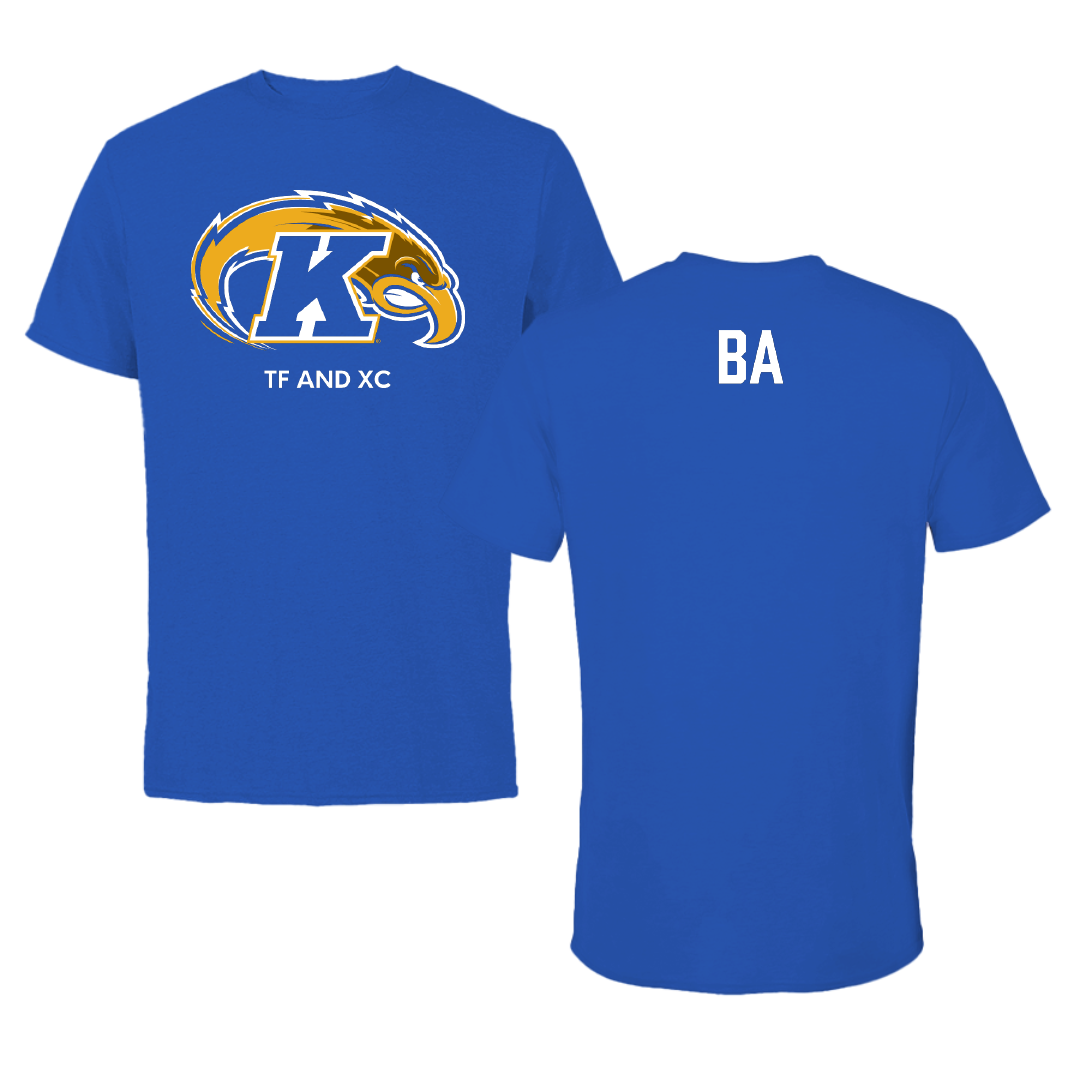Kent State University TF and XC Blue Tee - Baidy Ba