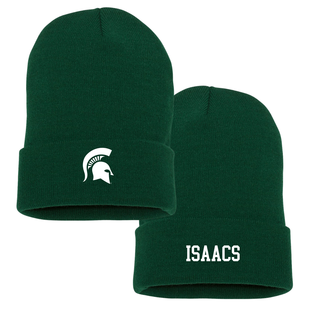 Michigan State University Soccer (W) University Green Beanie - Ruby Isaacs