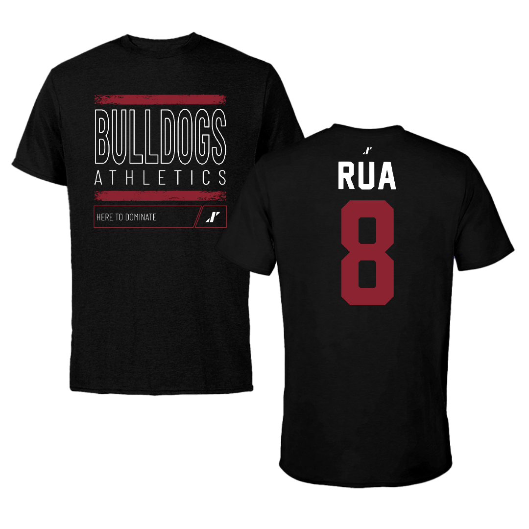Dean College Volleyball Black Dominate Tee - #8 Mason Rua