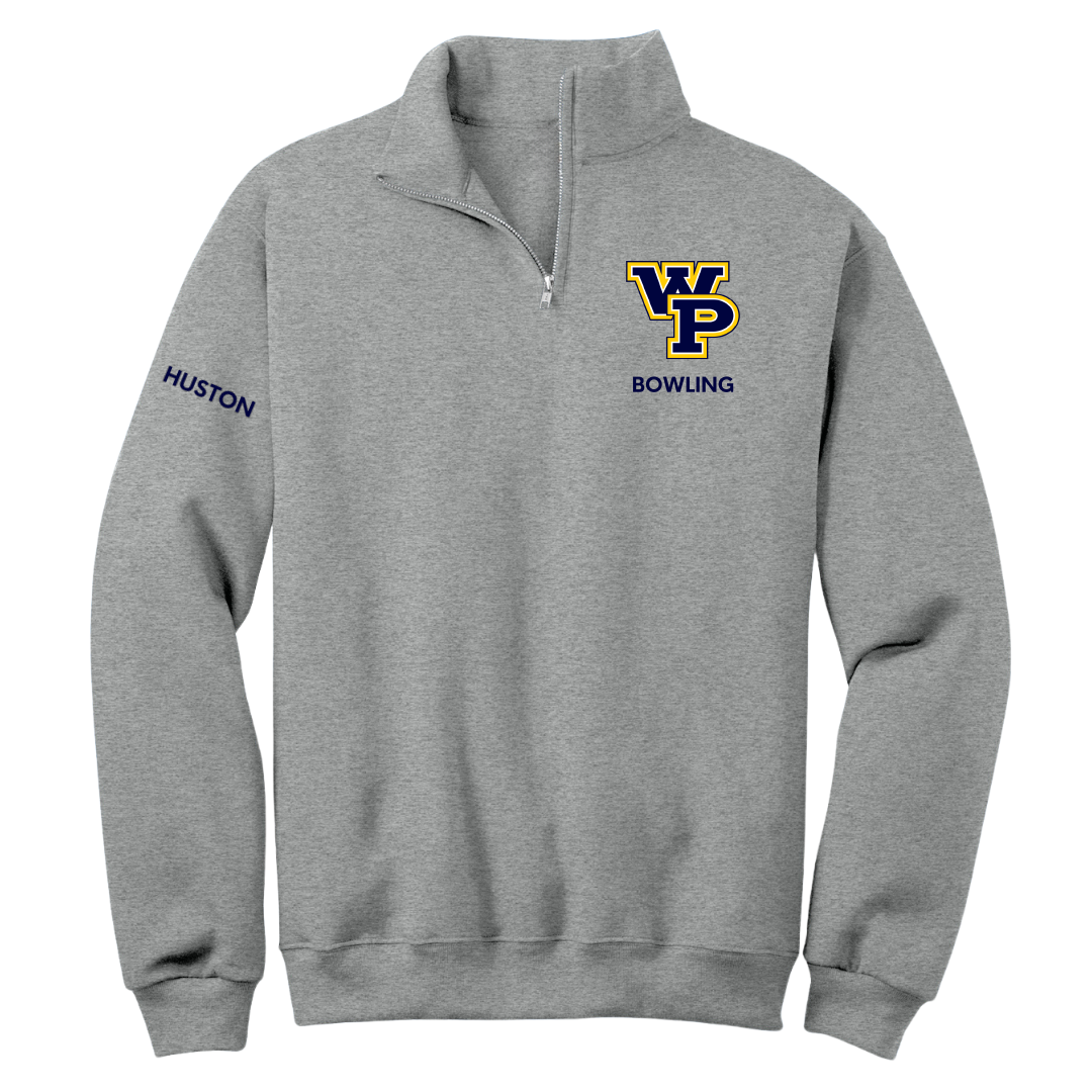 William Penn University Bowling (W) Sport Gray Quarter-Zip - Macyn Huston