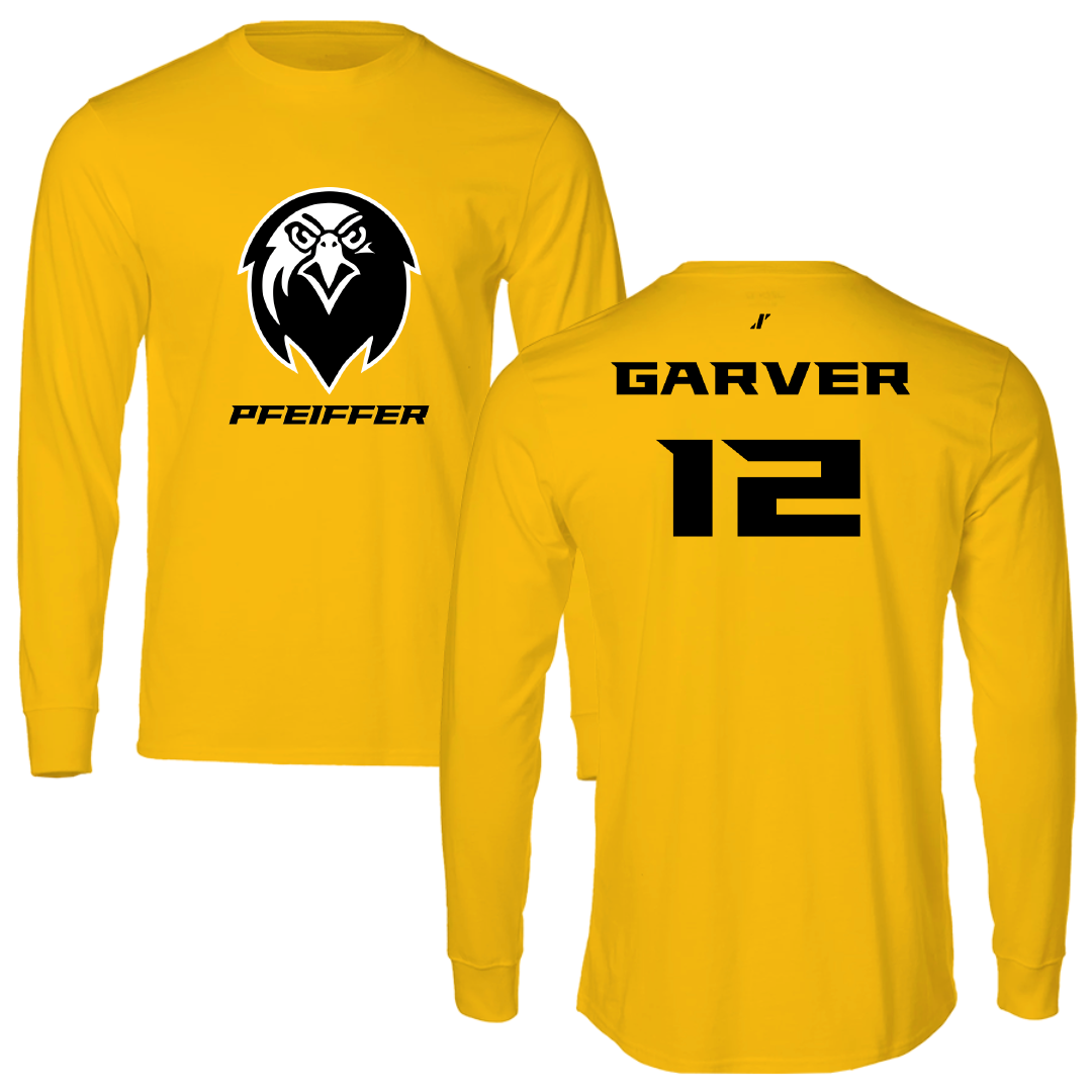 Pfeiffer University Lacrosse (W) Gold Long Sleeve - #12 Olivia Garver