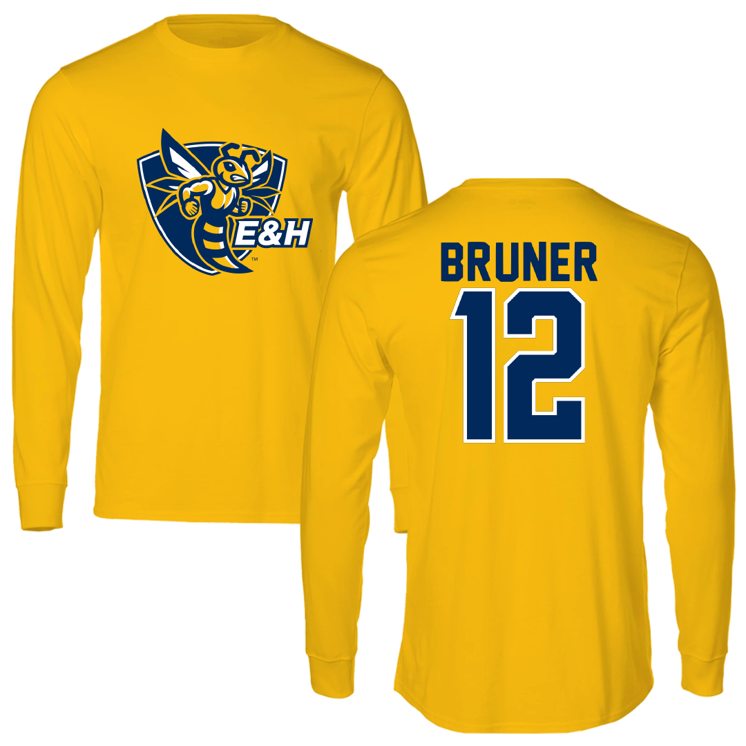 Emory & Henry College Lacrosse Gold Performance Long Sleeve - #12 Meg Bruner