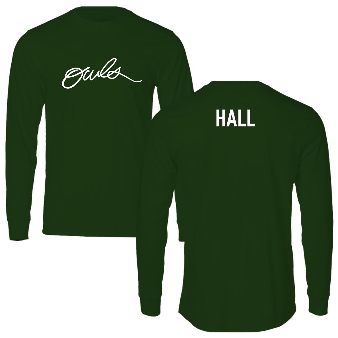 William Woods University Football Forest Green Long Sleeve - Jay Hall