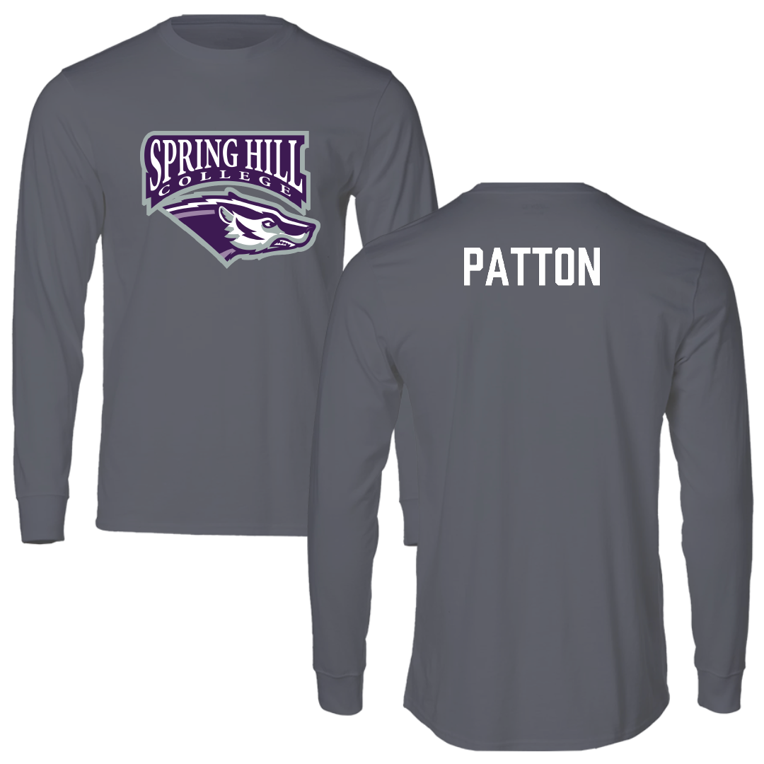 Spring Hill College Tennis (M) Dark Gray Long Sleeve - Evan Patton