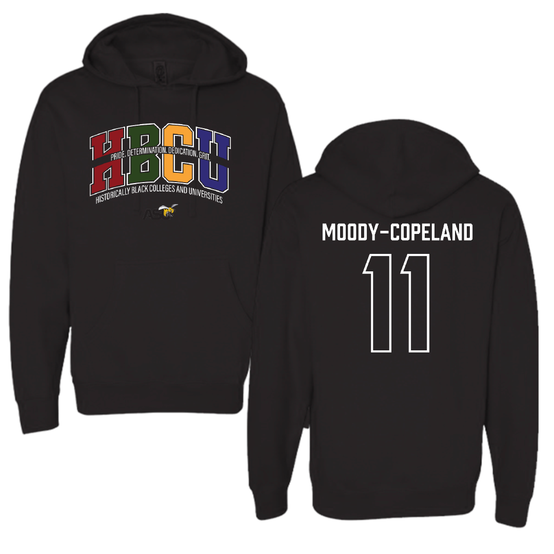 Alabama State University Football Black HBCU Hoodie - #11 Aydden Moody-copeland
