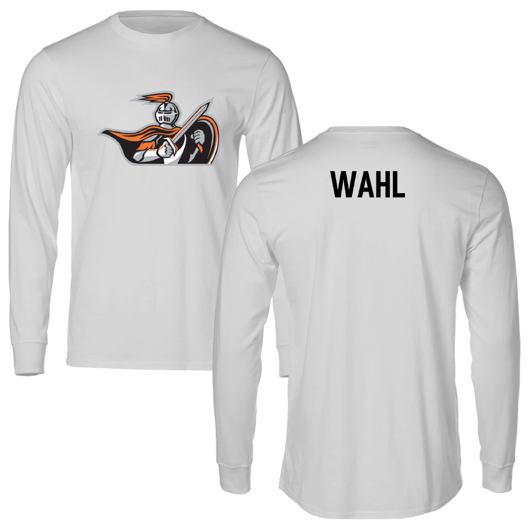 Heidelberg University Golf (M) Light Gray Performance Long Sleeve - Garrett Wahl