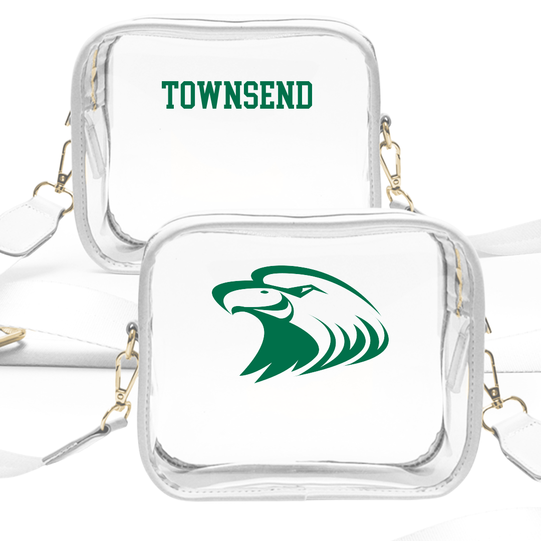 Central Methodist University Softball White Clear Stadium Bag - Rebecca Townsend