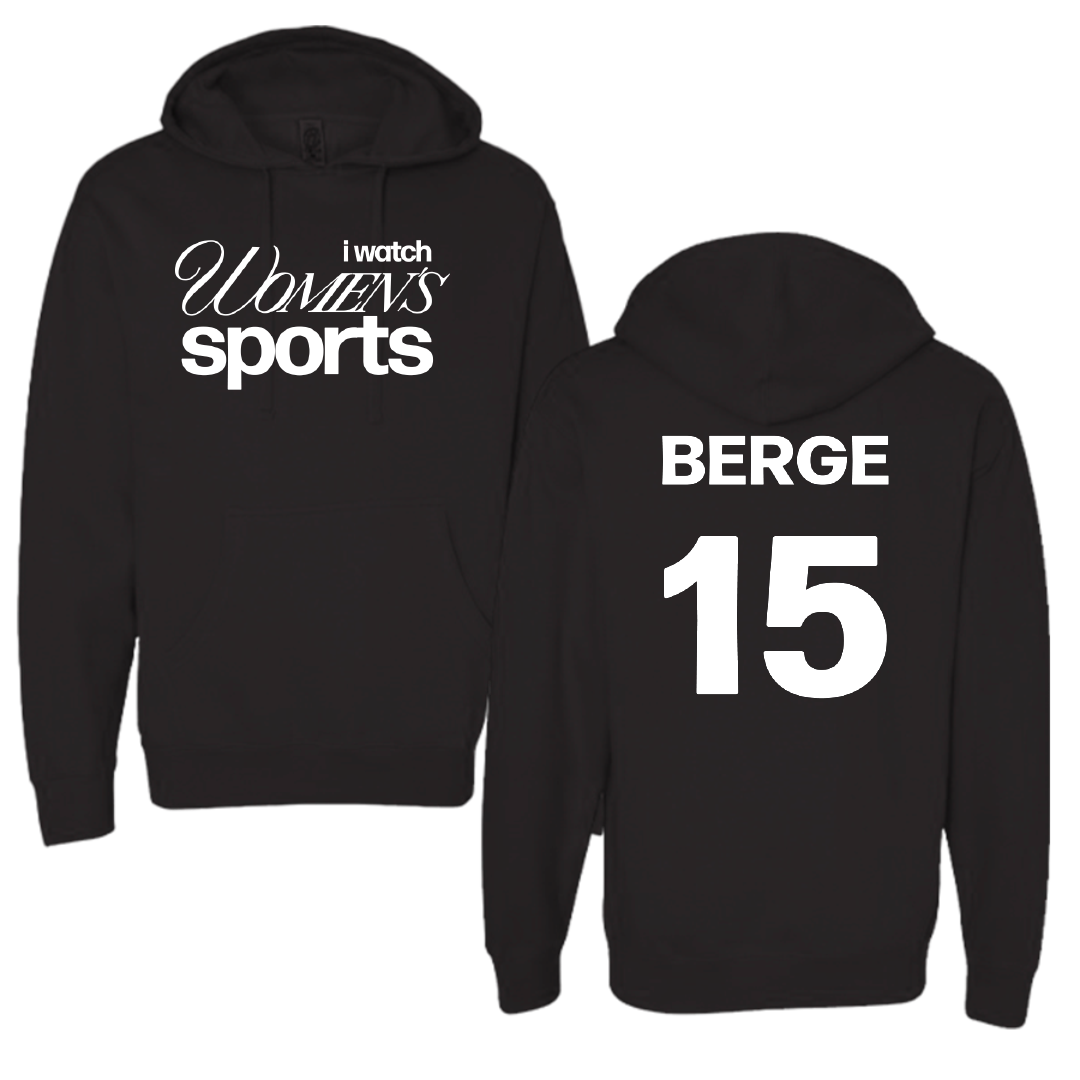 Loras College Softball Black WHM Hoodie - #15 Karlee Berge