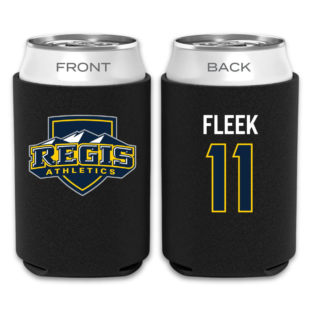 Regis University (Colorado) Baseball Black Can Cooler - #11 Linus Fleek