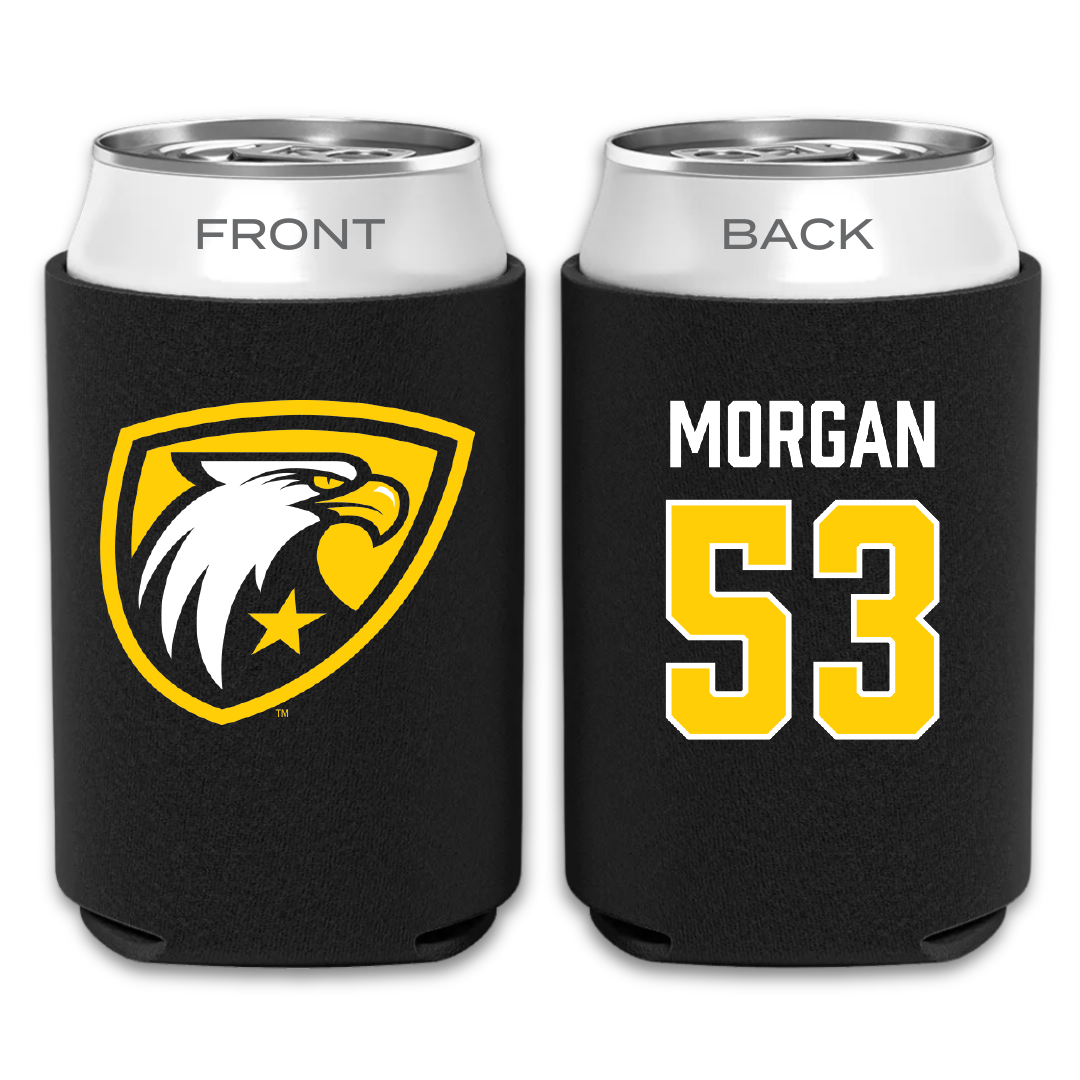 Centre College Football Black Can Cooler - #53 Austin Morgan