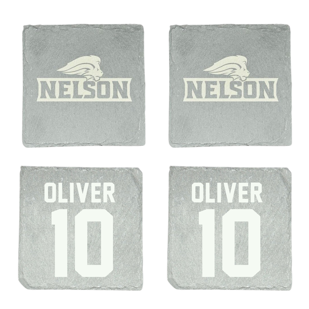 Nelson University Softball Stone Coaster (4 Pack)  - #10 Layla Oliver