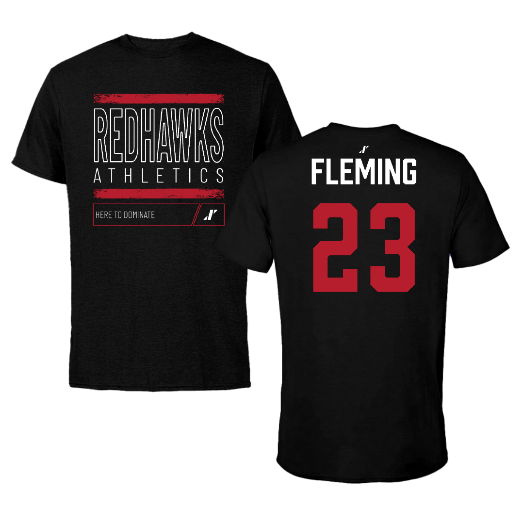 Miami University (Ohio) Softball Black Dominate Performance Tee - #23 Mia Fleming