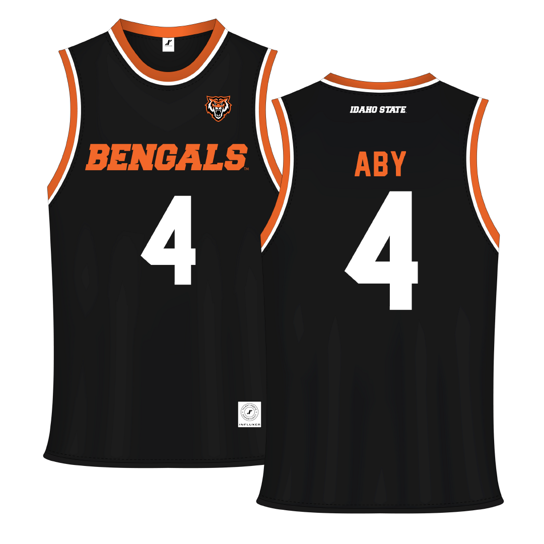 Idaho State University Black Basketball Jersey - #4 Alyse Aby