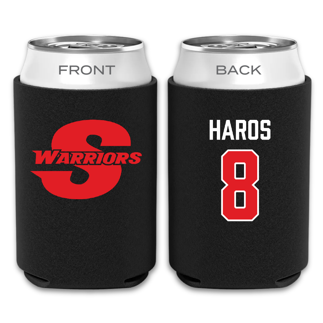 Stanislaus State Baseball Black Can Cooler - #8 Jacob Haros