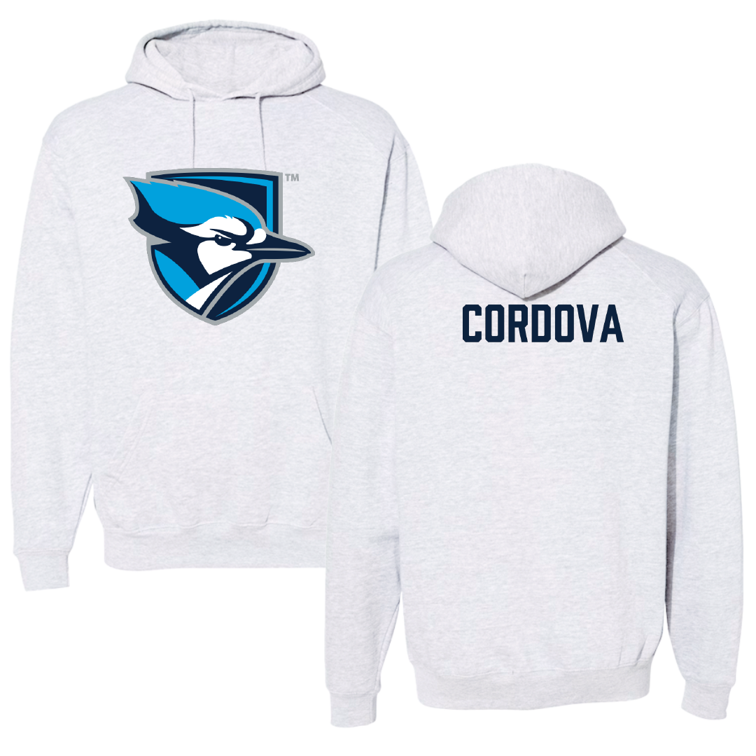 Elmhurst University Wrestling (M) Light Gray Hoodie - Alejandro Cordova