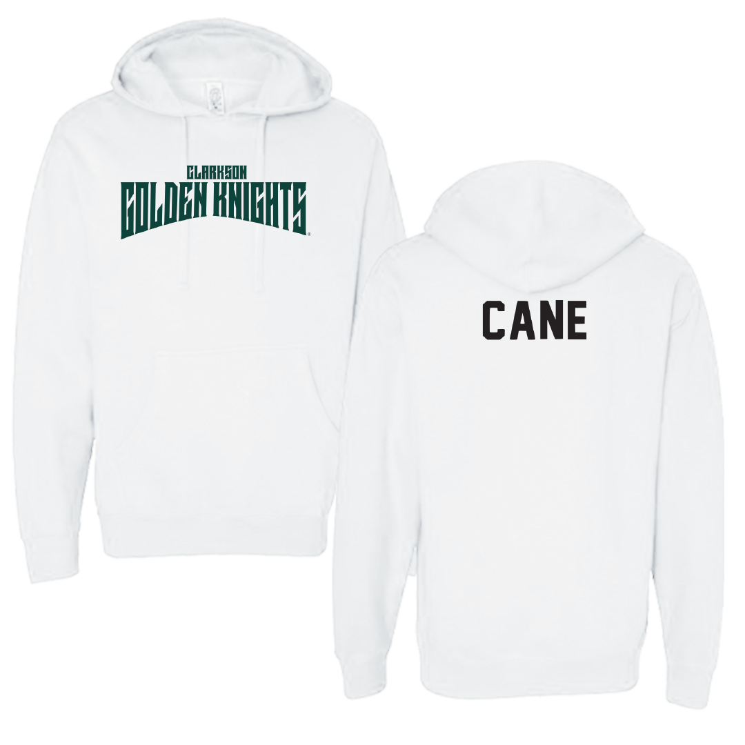 Clarkson University Alpine Skiing White Classic Hoodie - Marco Cane