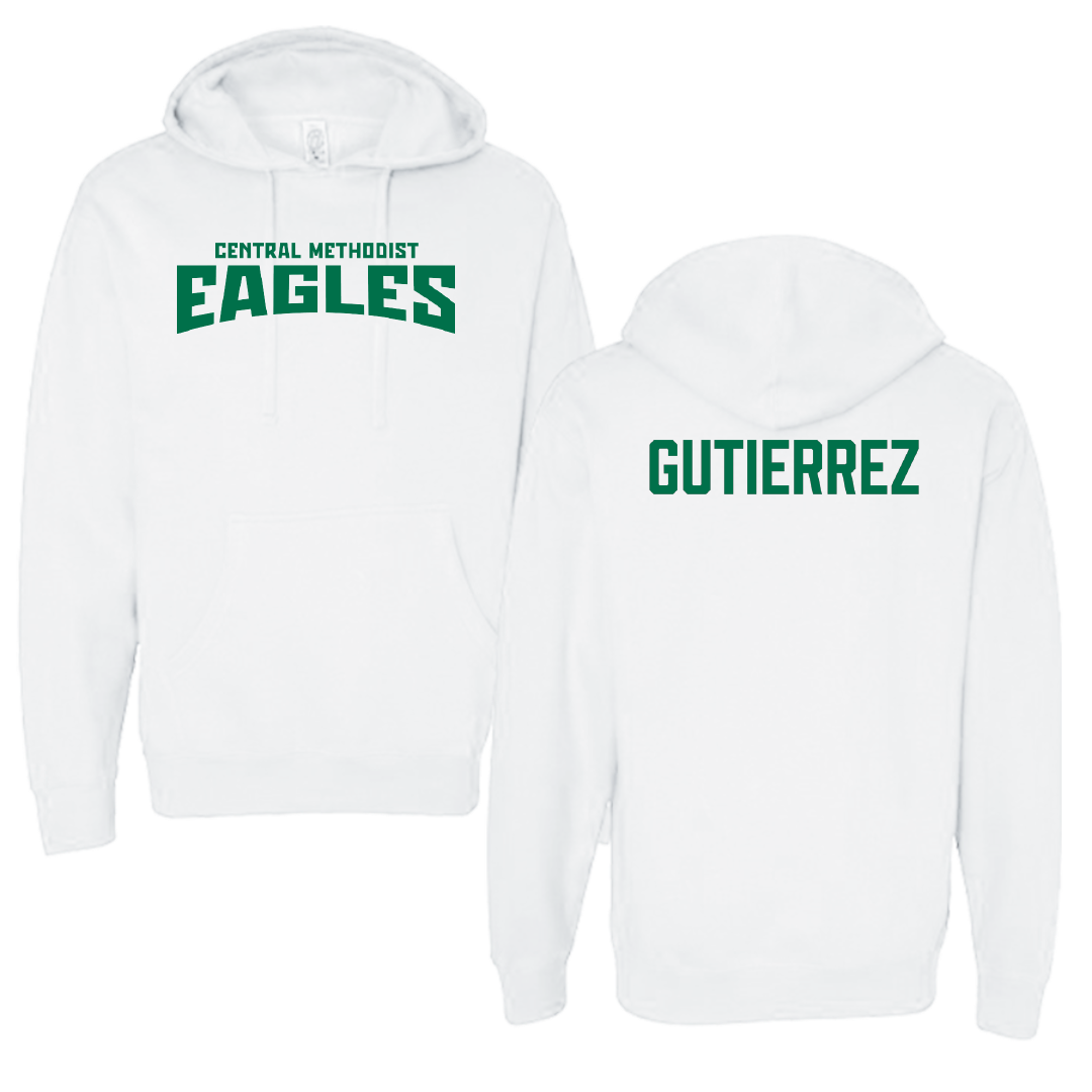 Central Methodist University TF and XC White Classic Hoodie - Ali Gutierrez