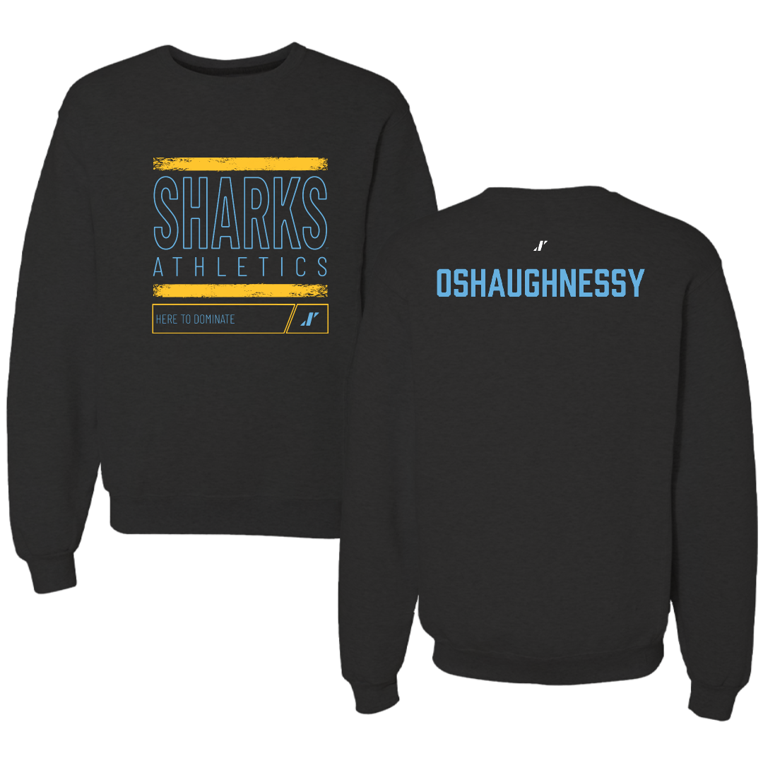 Long Island University Dance Black Dominate Crewneck - Kate OShaughnessy