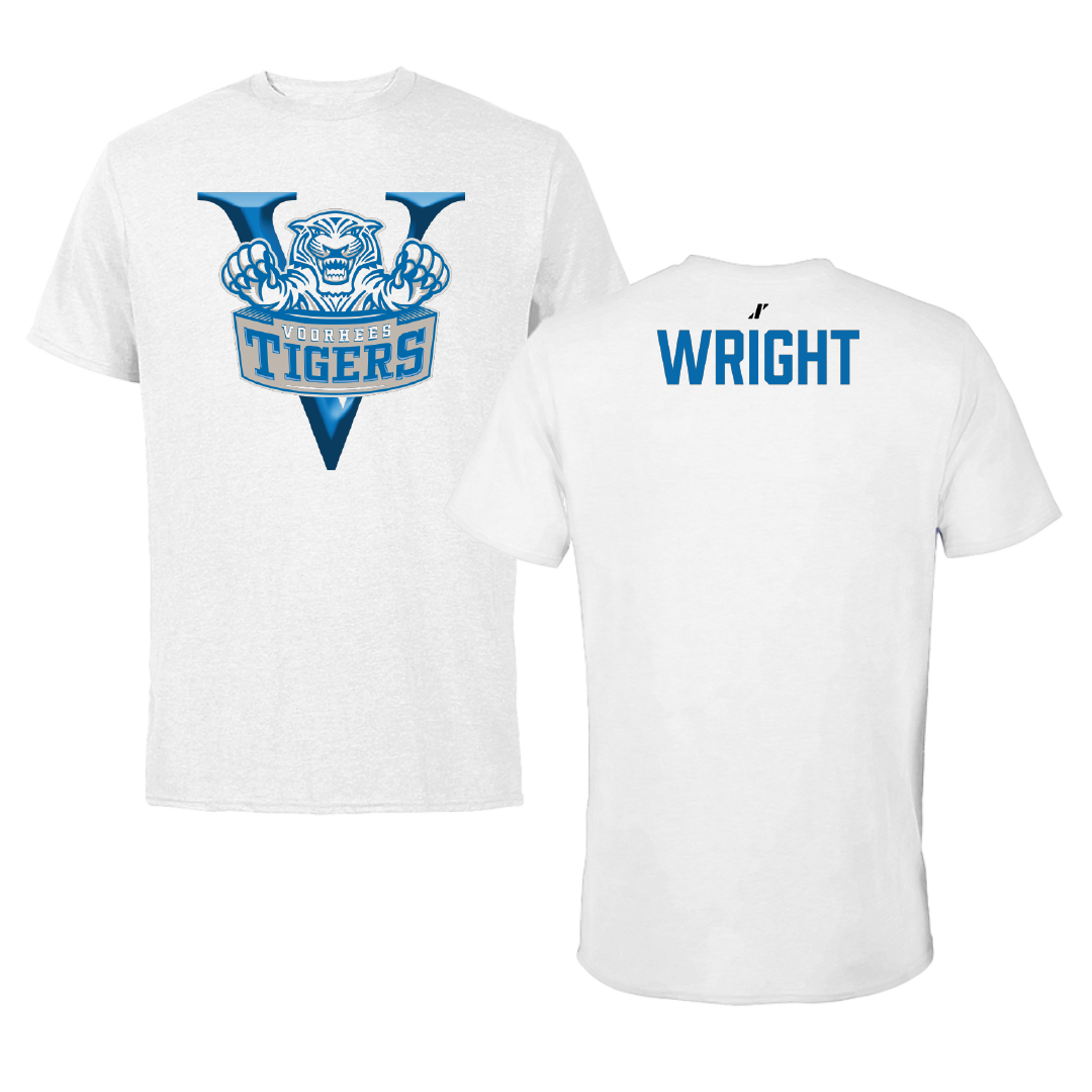 Voorhees University TF and XC White Tee - Rashad Wright