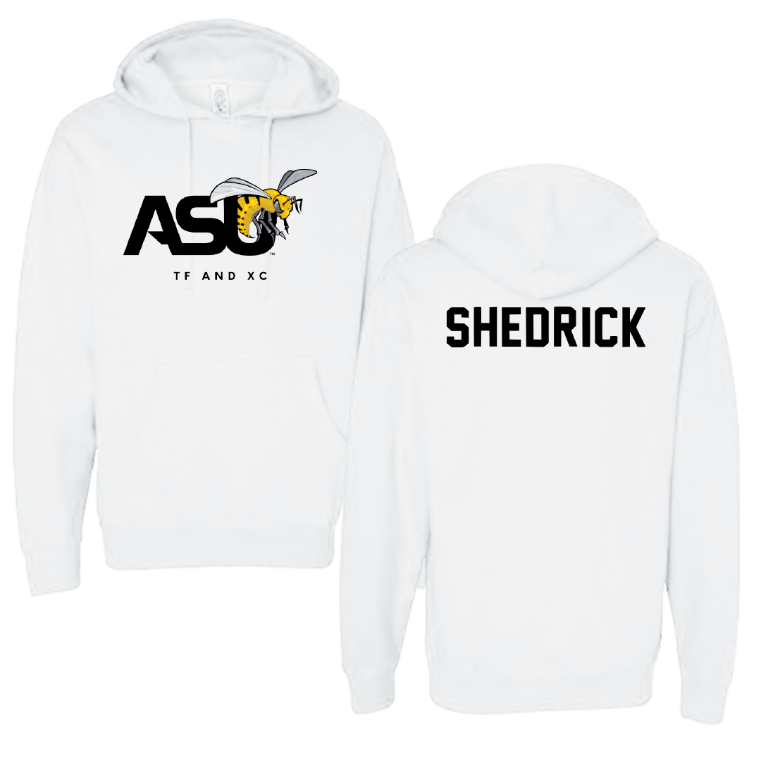 Alabama State University TF and XC White ASU Hoodie - Nevaeh Shedrick