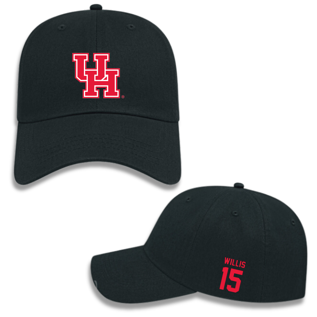 University of Houston Softball Black Hat - #15 Ranci Willis