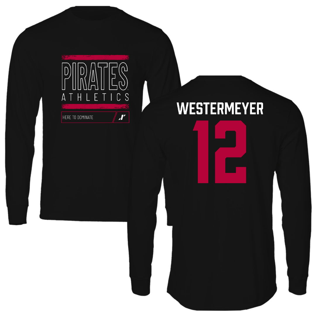 Whitworth University Basketball Black Dominate Long Sleeve - #12 Dylan Westermeyer