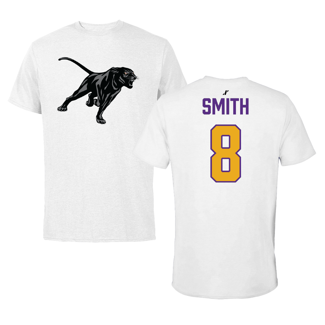 Prairie View A&M University Volleyball (W) White Tee - #8 Jade Smith