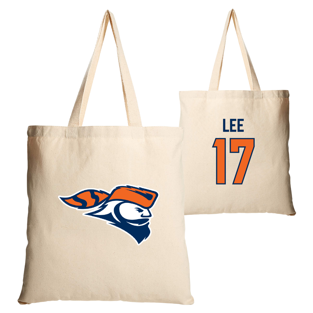 Carroll University Baseball Tan Canvas Tote Bag - #17 Gabe Lee