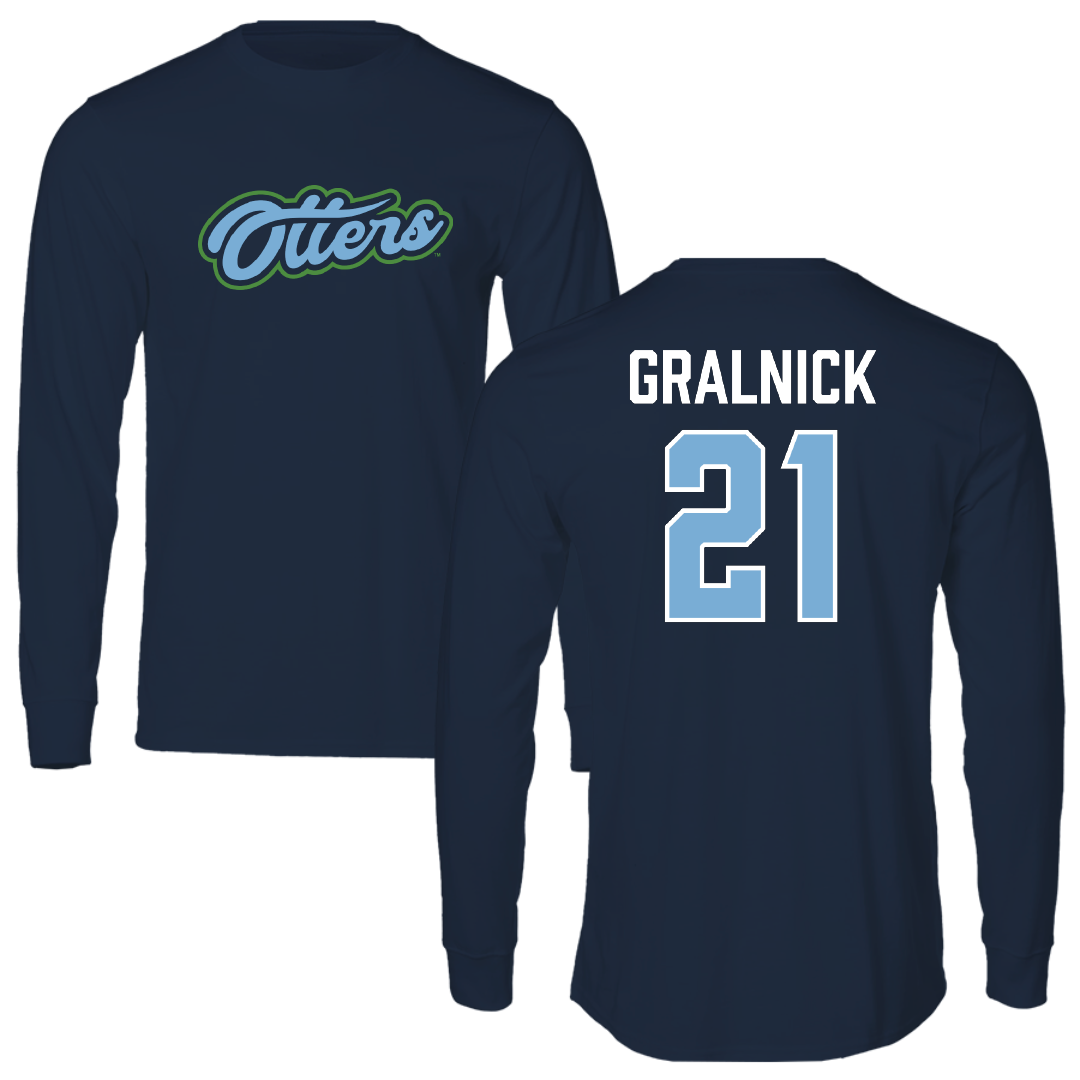 Cal State Monterey Bay Softball Navy Long Sleeve - #21 Karissa Gralnick