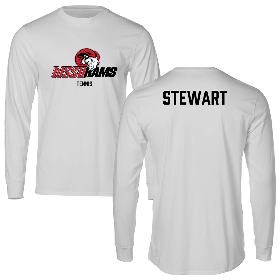 Winston-Salem State University Tennis (W) Light Gray Long Sleeve - Mikayla Stewart