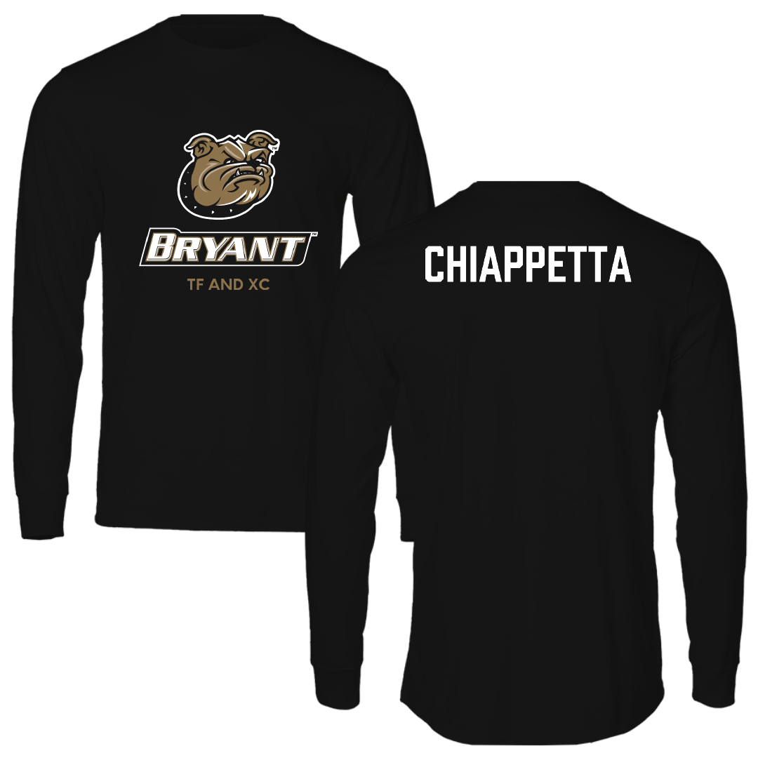 Bryant University TF and XC Black Long Sleeve - AJ Chiappetta