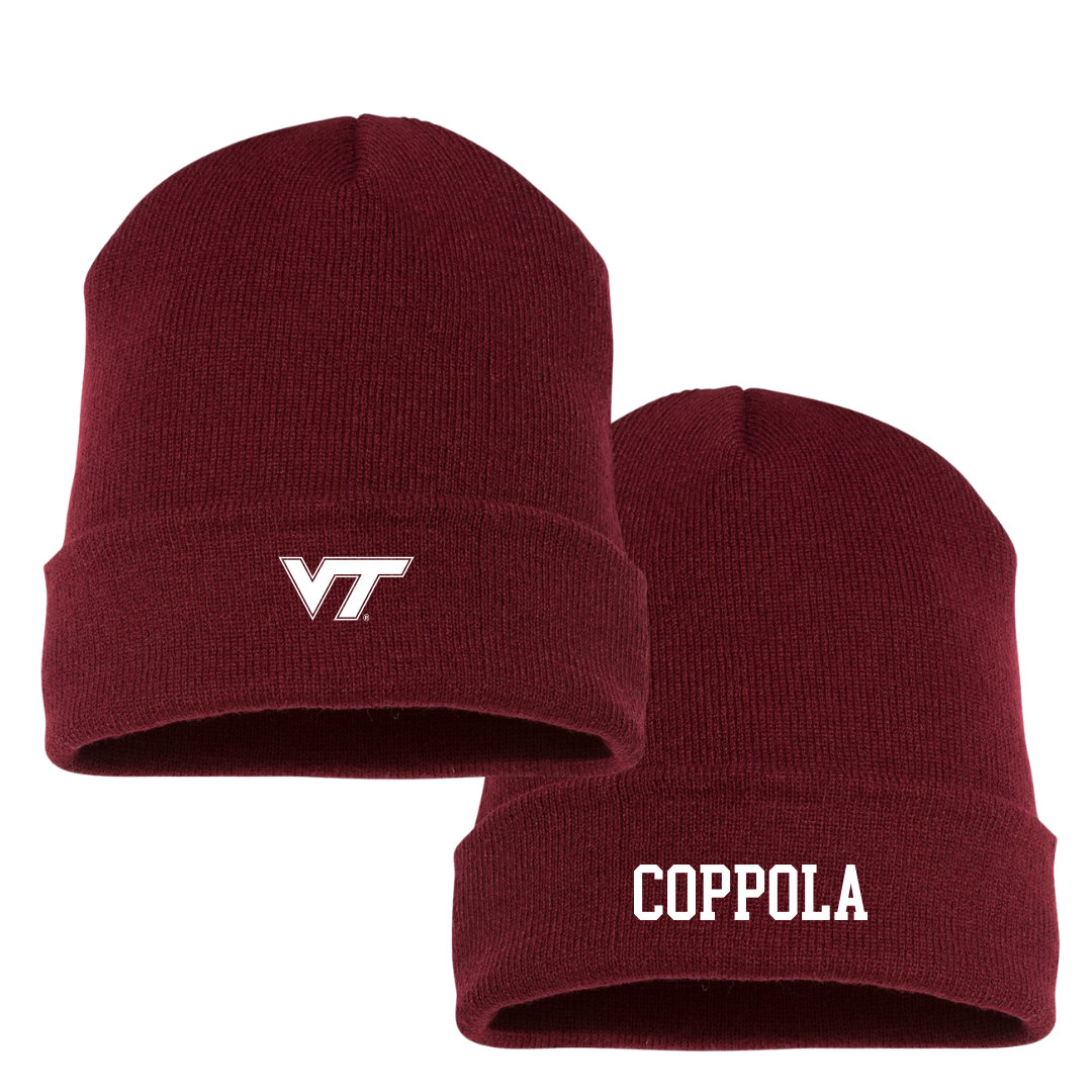 Virginia Tech Soccer (M) Maroon Beanie - #12 CJ Coppola